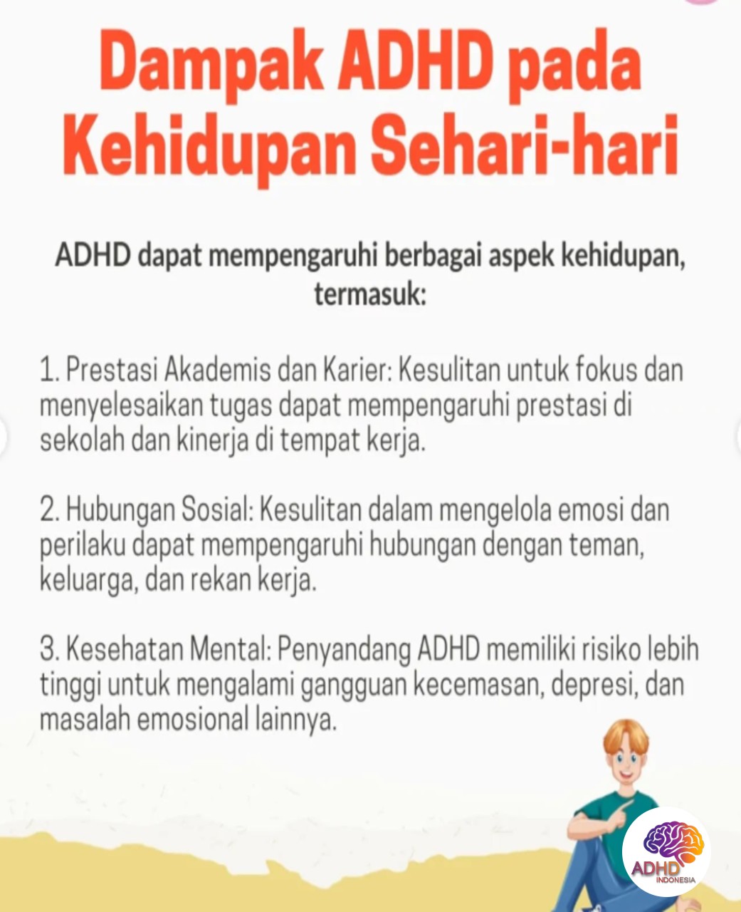 ADHD dan Hubungan Sosial Anak di Lingkungan Sekolah di Kabupaten Malang