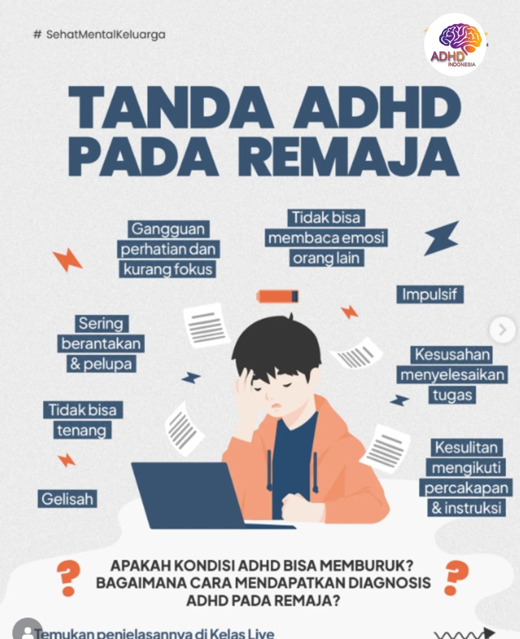 Screening ADHD Non-Diagnostik: Edukasi Awal bagi Orang Tua di Kabupaten Malang