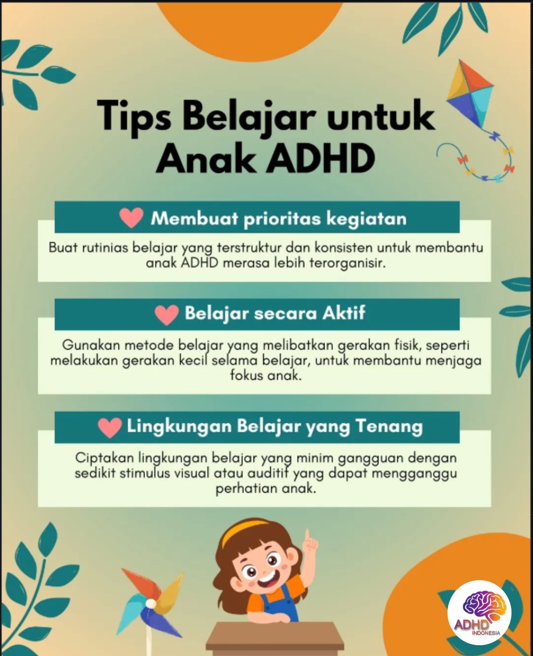 Strategi Belajar yang Cocok untuk Anak ADHD di Kabupaten Malang